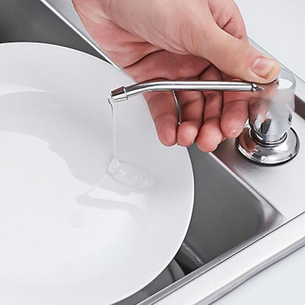 Sink Soap Dispenser Kitchen Sink Full Plastic Sink Dispenser Soap Bottle Soap Hand Abs And Plastic Durable Safe