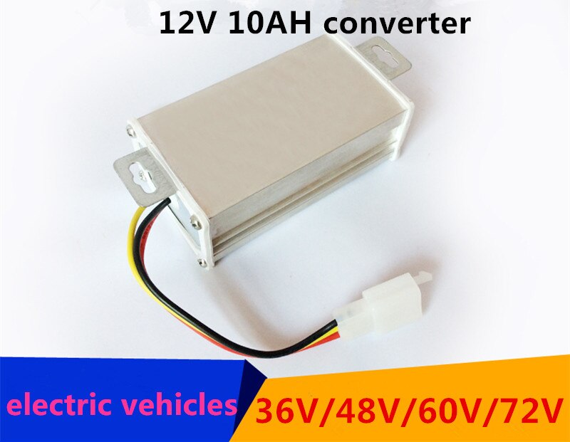 DC-DC converter 36V/48V/60V/72V universal to 12V/10AH/20AH/30AH, electric vehicle/scooter/motorcycle DC-DC adapter