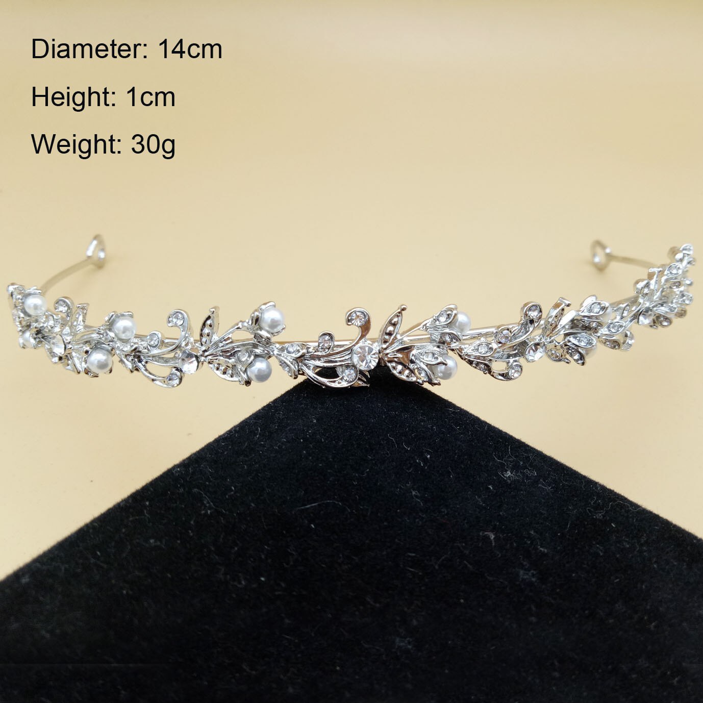 4 disegno di Perle Da Sposa Tiara Corone Per La Cerimonia Nuziale Della Sposa Dei Capelli Delle Donne Ornamenti Decorazioni Testa Monili Dei Capelli del Rhinestone Accessori: Style 3 Pearl Tiara