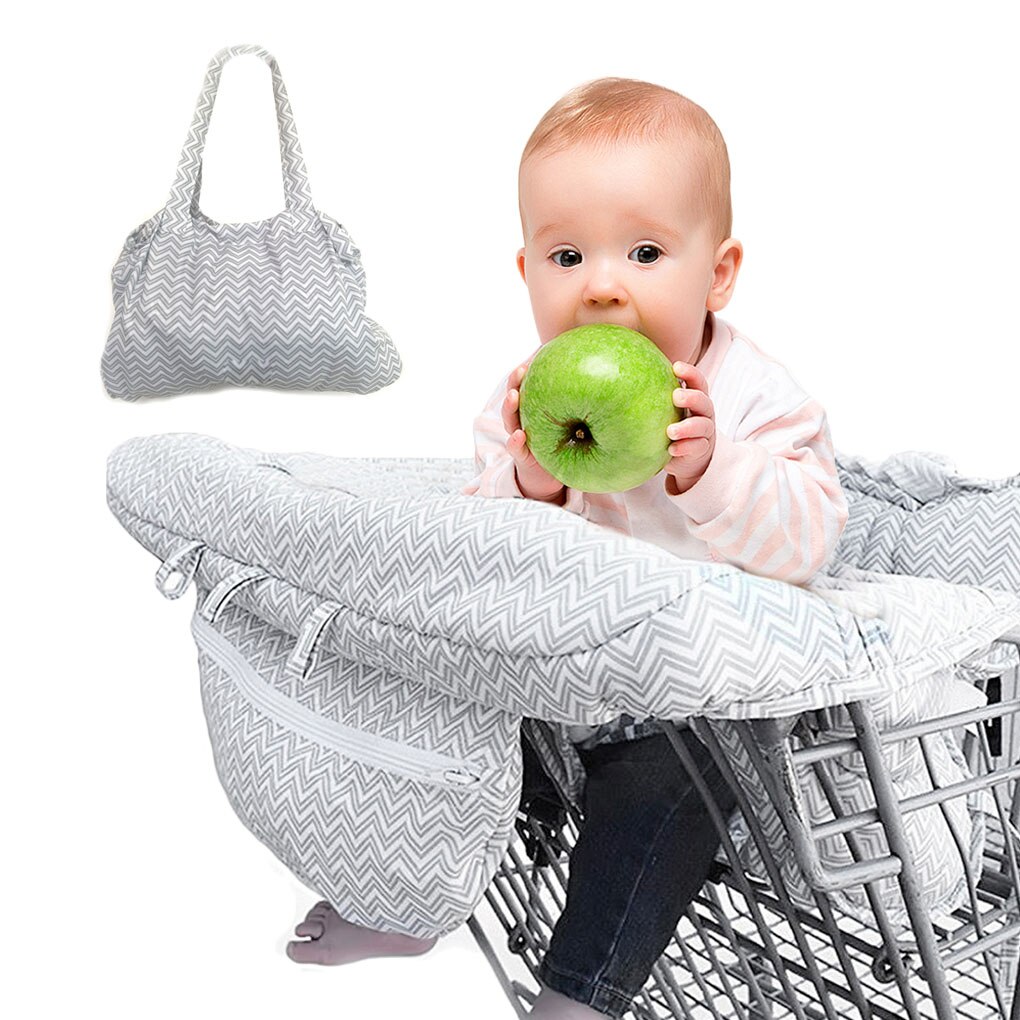 Baby indkøbskurv dække børn småbørn 2 in 1 universel højstol købmand vogn sæde beskyttende betræk