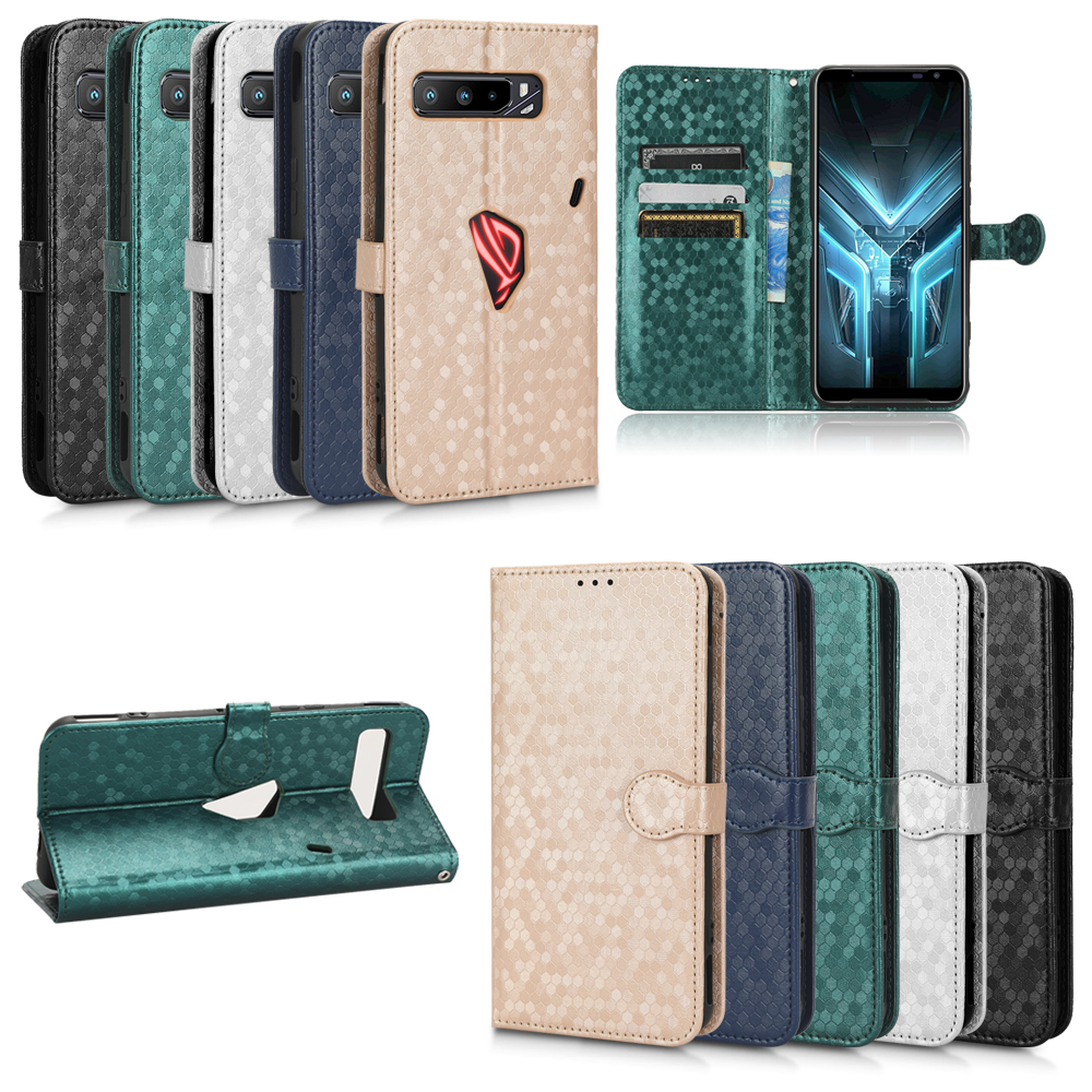 Til asus rog telefon 3 strix  zs661ks flipplommebokdeksel til asus  zs661ks rog 3 i003dd- deksel magnetisk skinnluksustelefonvesker