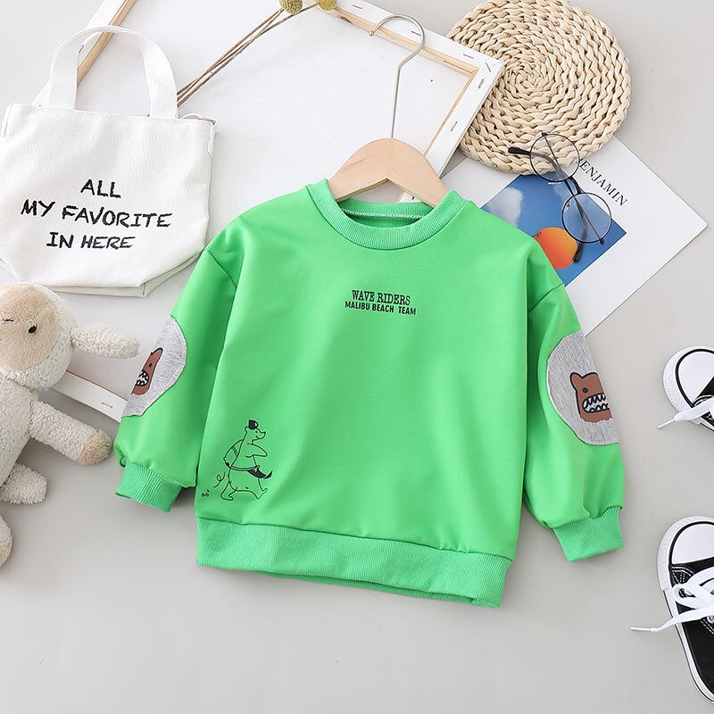 Arrivel Kangoeroe Baby Meisjes Cotton Lange Mouwen T-shirt Herfst Kinderen Kleding Blouse Jongens Lange Mouw Tops Tees 0-5 Jaar