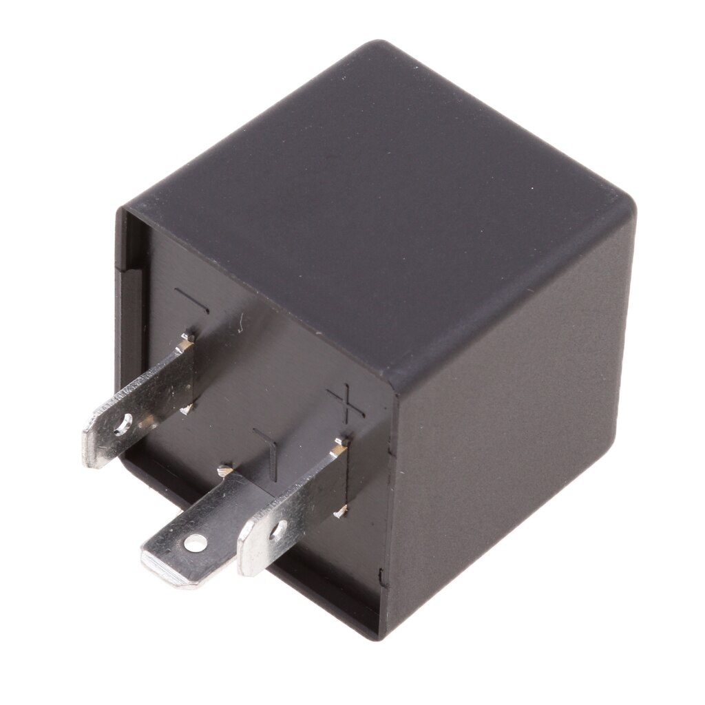 Luz intermitente LED para coche, 3 pines de relé de CF-13, 12V, fijo, intermitente