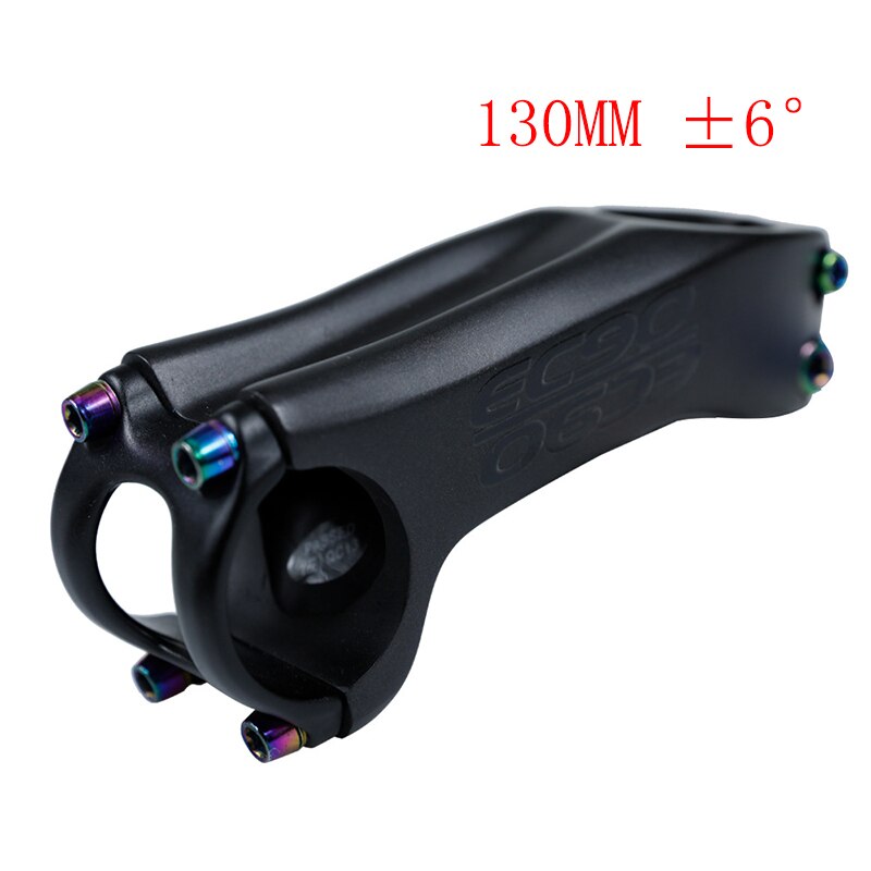 EC90 Carbon MTB mother bike 6/17 degree 31.8MM Road Bike carbon stem positive and negative Cycling parts Bicycle Stem: 130MM  6degrees