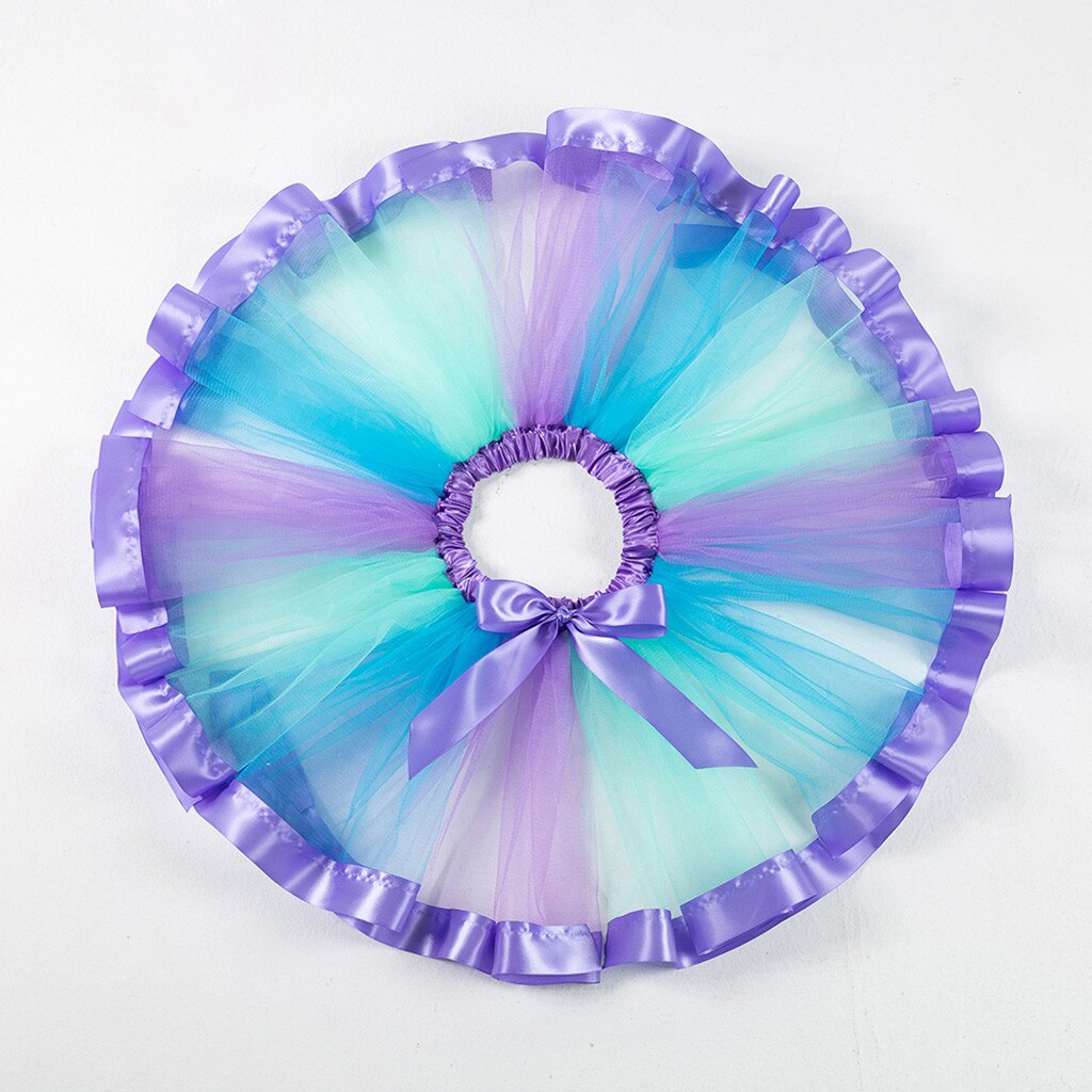 Ensemble jupe + bandeau de danse Tutu pour filles, tenue de fête, en Tulle, Mini jupe de danse, kawaii