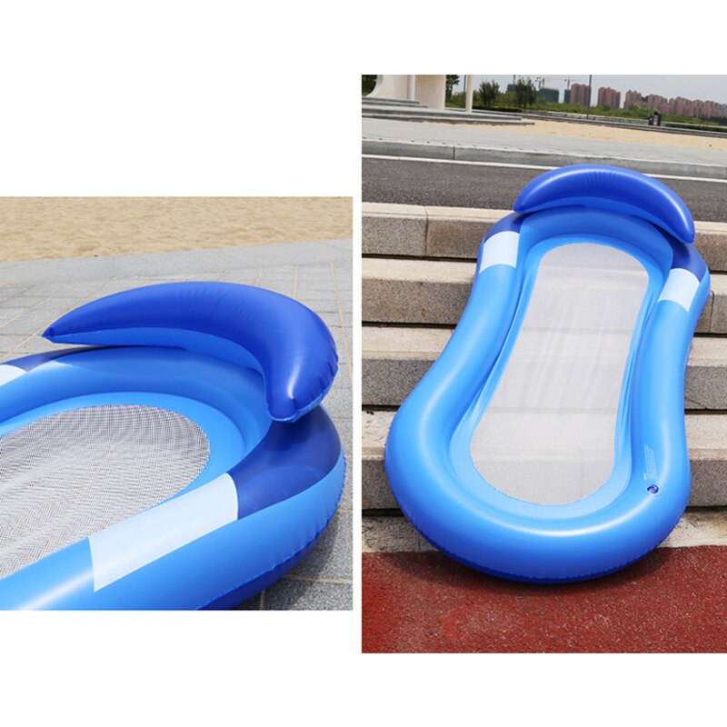 Matelas pneumatique 'best' avec filet bain de soleil matelas de natation gonflable pour piscine d'eau natation 889