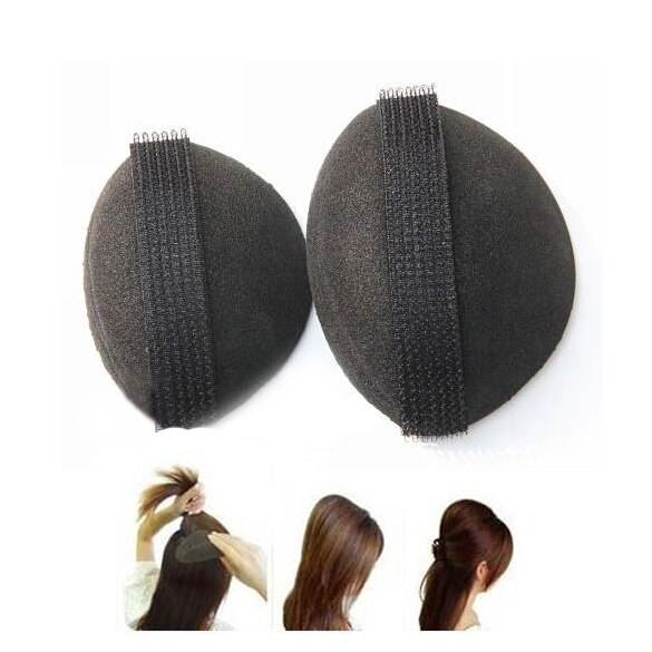 Tampon de Volume magique pour cheveux, outil de coiffure pour filles et femmes, bricolage, joli peigne noir, accessoires de couvre-chef-5