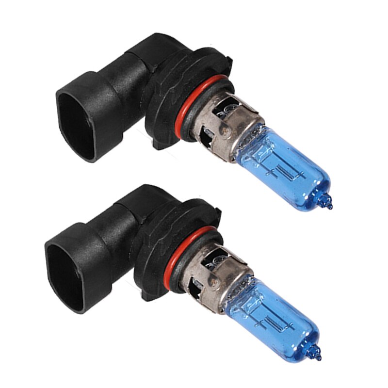 YCCPAUTO 2Pcs HB3 9005 65W Car Halogen Headlight White Quartz Glass Bulb Auto Fog Lighting Lamp 5500K 12V