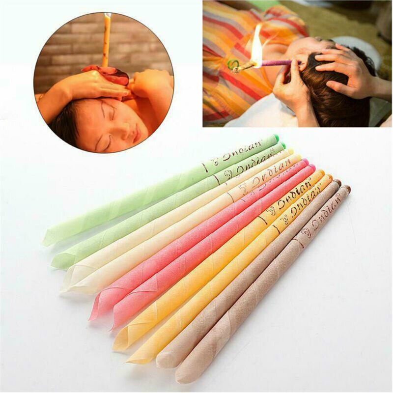 10Pcs Ear Wax Cleaner Removal Coning Fragrance Candles Healthy Hollow