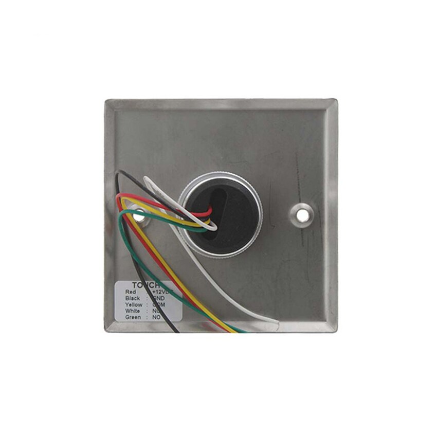 Stainless Steel Access Control Switch Sensor Button DC 12V Induction Exit Switch Infrared No Touch Panel for Home,Community