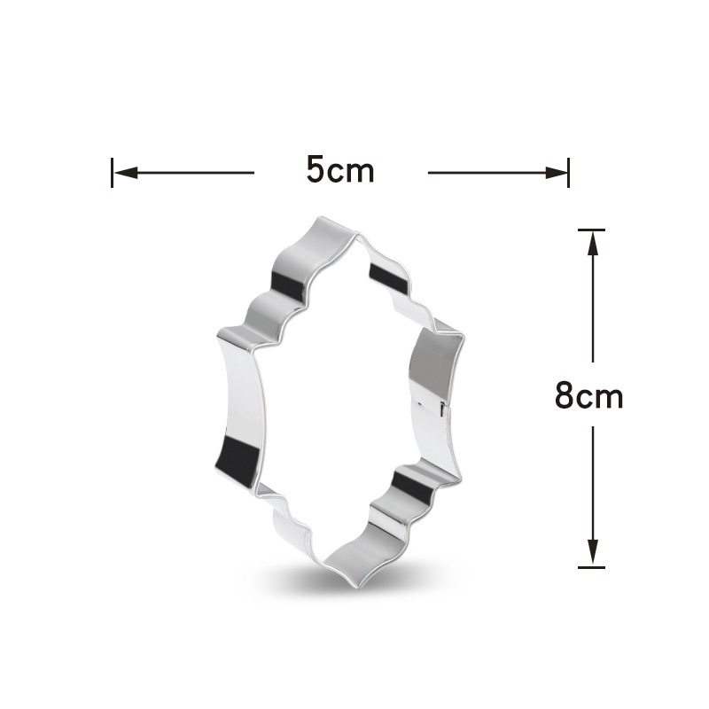 Ramadan Decoration Lantern Cookie Cutter EID MUBARAK Star Moon Lantern Camel Church Biscuit Mold Kareem Islamic Baking Supplies: 1pcs D