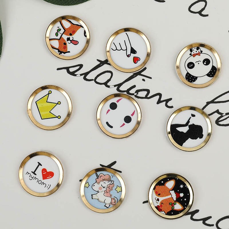 Cartoon Cute Touch Home Button Sticker For IPhone 5 6 6S 7 8 Plus For Ipad Air Mini Fingerprint Identification Keypad