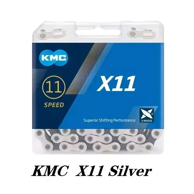 KMC X8 X9 X10 X11 X12 EL SL Cadena de bicicleta de carretera/MTB 8v 9v 10v 11v 12v 118L 126LB cadena de bicicleta con enlace rápido para SHIMANO SRAM: Borgoña