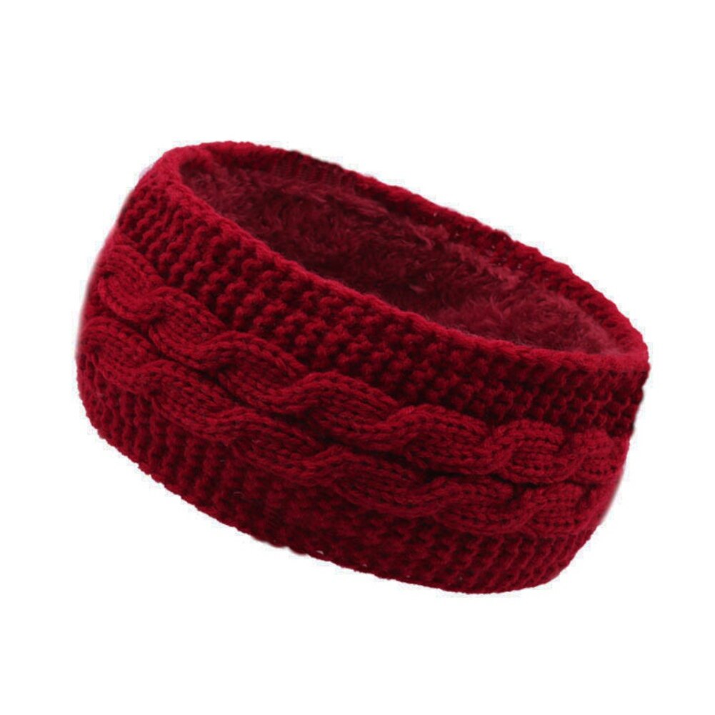 Diadema de lana para hombre y mujer, cinta para el pelo para Yoga, para mantener el calor, para Otoño e Invierno