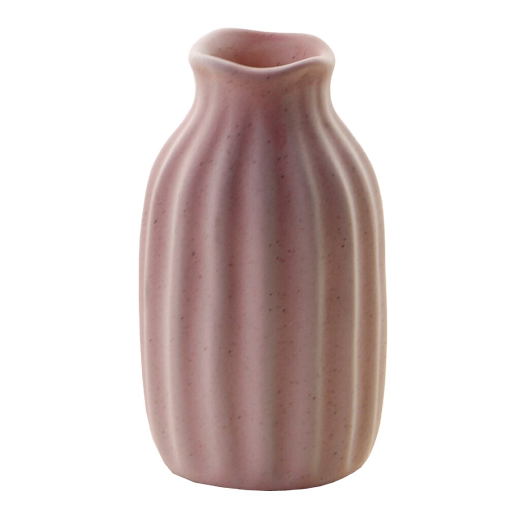Macaron Ceramic Color Matte Mini Small Vase Home Jewelry Ornaments Tabletop Centerpiece Vase Flower Arragement Flower Vase