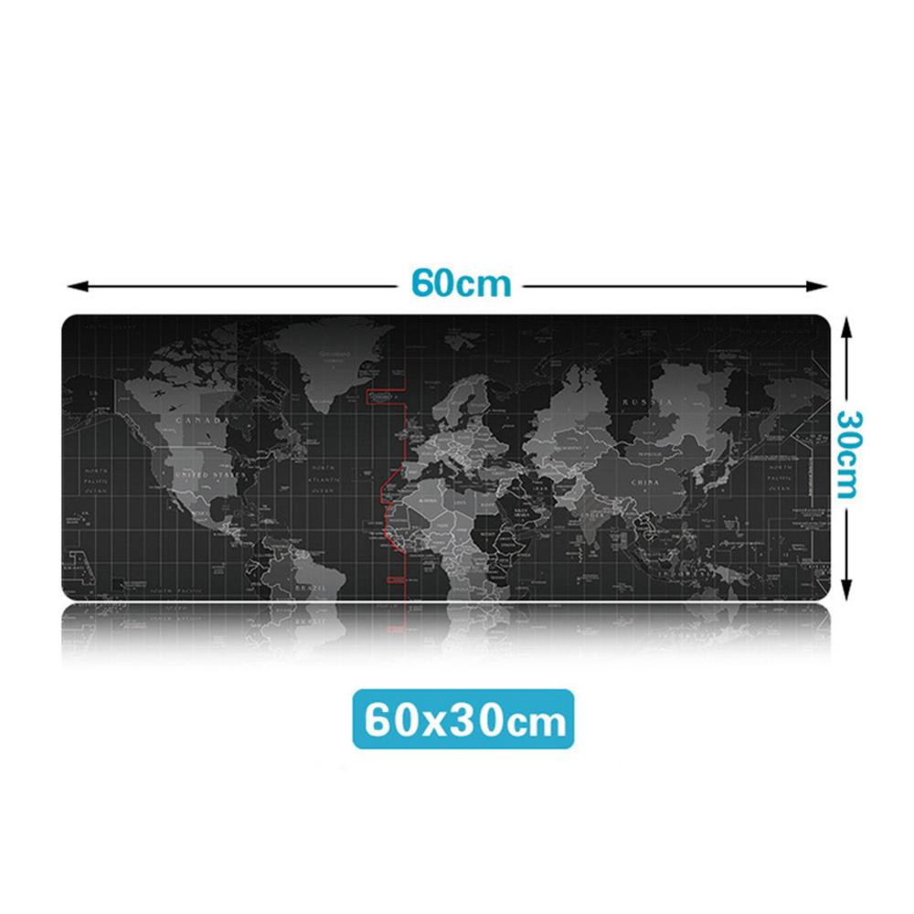 XXL alfombrilla de ratón grande para juegos alfombrilla de ratón para ordenador alfombrilla de ratón RGB XL alfombrilla para jugador almohadillas para teclado alfombrilla de ratón USB: Map 300x600mm