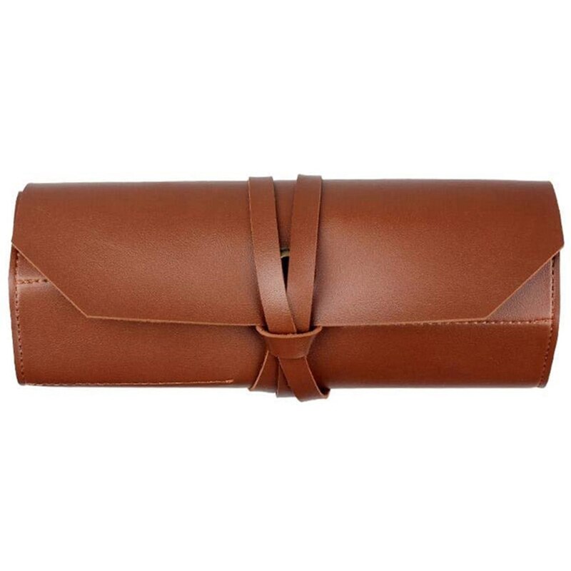 Lederen Tool Roll, Lederen Tool Kit Opbergtas, Multi Functionele Lederen Kit Bag Fiets Reparatie Tool Kit Bag