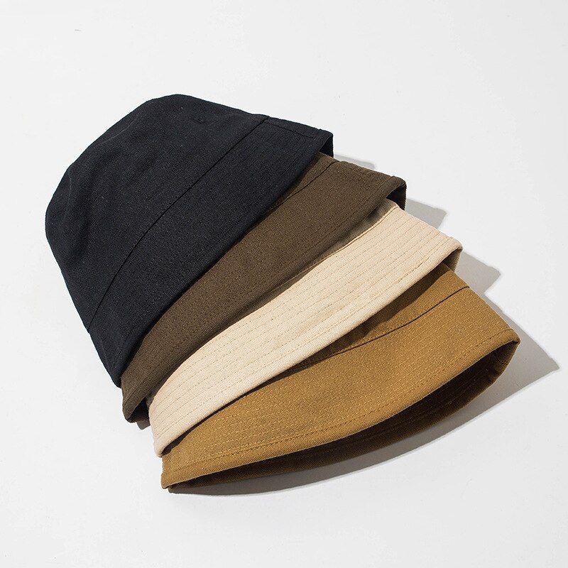 Coton lin femmes fille plaine seau chapeau blanc femme Panama printemps crème solaire casquette de pêche pêcheur bassin chapeau