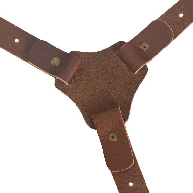 Harnais en cuir pour appareil photo, sangle à Double épaule, équipement de photographie pour appareil photo DSLR/SLR,