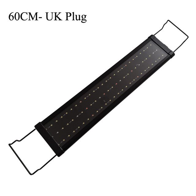 30-60CM EU US Plug LED Aquarium Fish Tank Light Lamp with Extendable Brackets Blue White Fish Tank Light Led Aquarium Lamp
