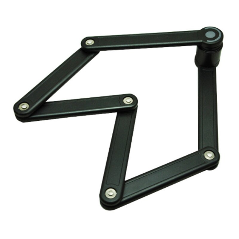 -Type Bicycle Lock Limit Bicycle Lock Heavy Duty Bicycle Safety Chain Lock Steel Rod Black