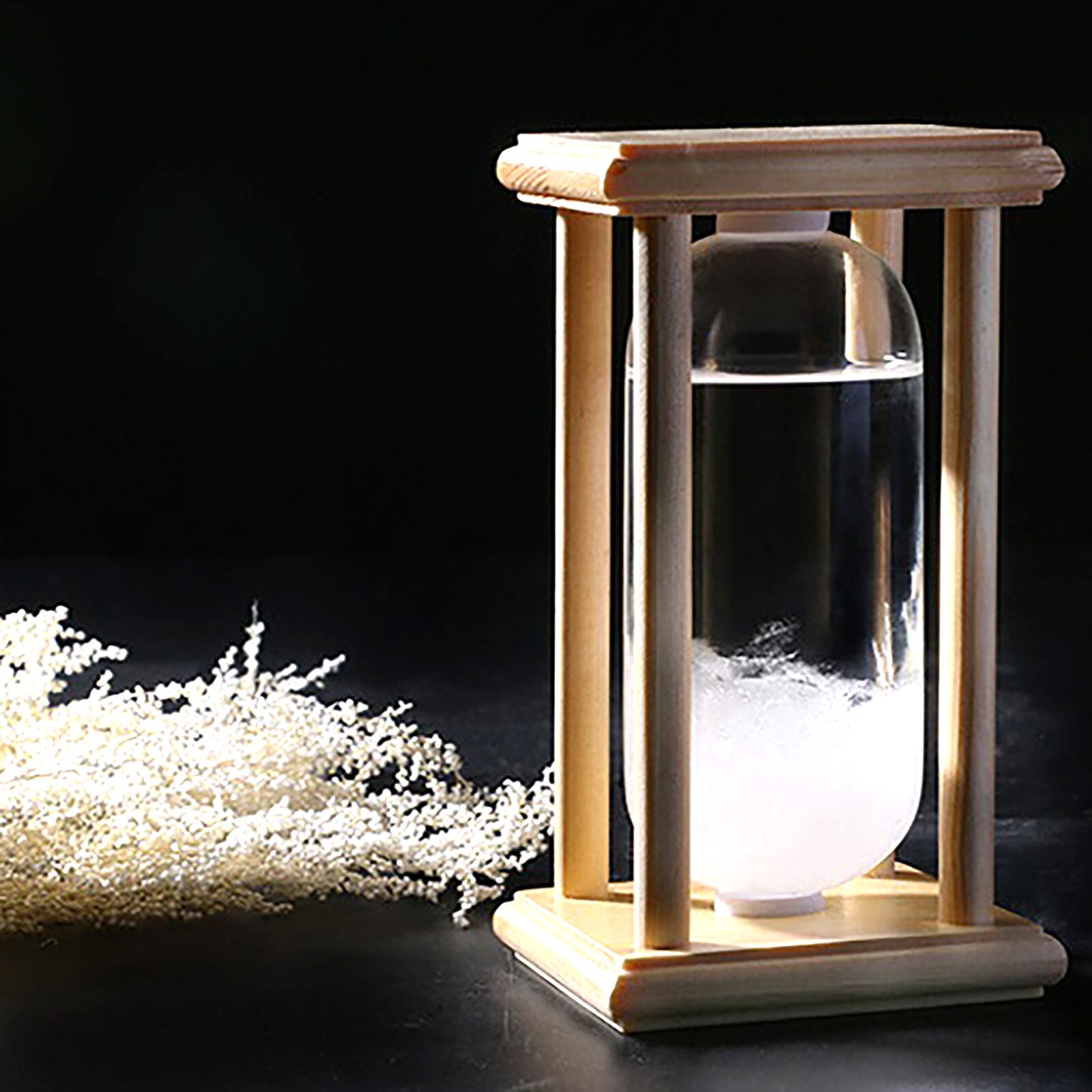 50ml Barometer Droplet Storm Glass -Shaped Storm Glass Bottle Desktop Weather Station Weather Predictor Decor #T2G