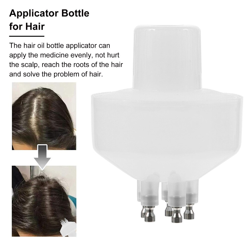 Aplicador de botella vacía, bote aplicador para el cuidado del cabello, 1 Juego