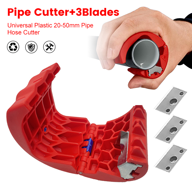 Universal Pipe Cutter Plastic 20-50mm Pipe Hose Cutter Scissor PVC/PU/PP/PE Tube Water Pipe Wire and Flat Cable Cutting Tool