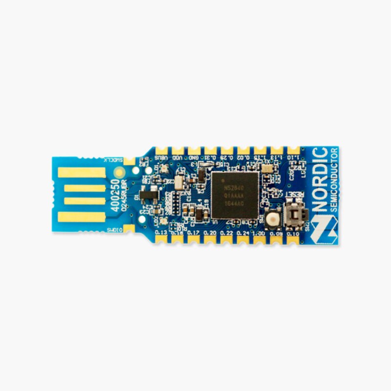 Dongle USB nordico Dongle NRF52840 per modulo strumento di presa compatibile Bluetooth Eval: Default Title