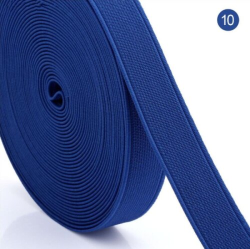 FISHWAVES 20MM 13 Kleuren DIY Naaien Levert Elastische Tape Band Singels Hand gemaakt Riem voor Kleding Tas Naaien Riemen accessoires: Color 10 as photo