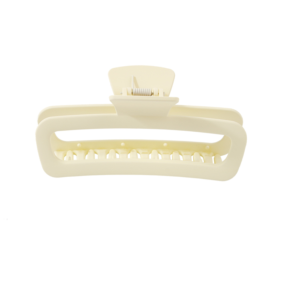 Koreaanse Grote Effen Haar Klauw Elegante Haarspelden Barrette Krab Haar Clips Voor Vrouwen Meisjes Vierkante Hoofddeksels Haaraccessoires Sieraden: Antique Silver Plated
