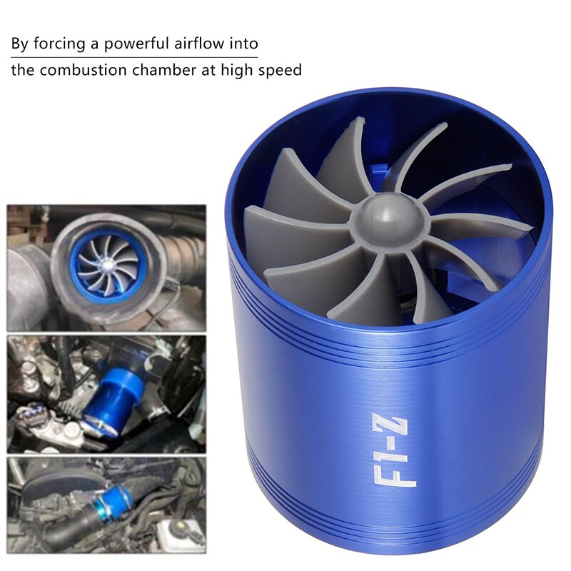 Car Double sided turbo f1-z automobile intake turbo vehicle engine turbocharger power conversion accessories power general
