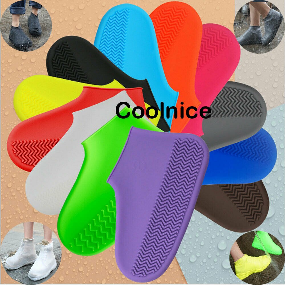 Step in Sock Reusable Shoe Cover One Step Hand Free Waterproof non-slip silicone shoe Cover Durable Portable Shoe Covers