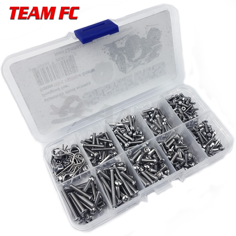 RC Auto Schraube Edelstahl Schrauben Box Reparatur Tool Kit für TRX4 Zubehör S146