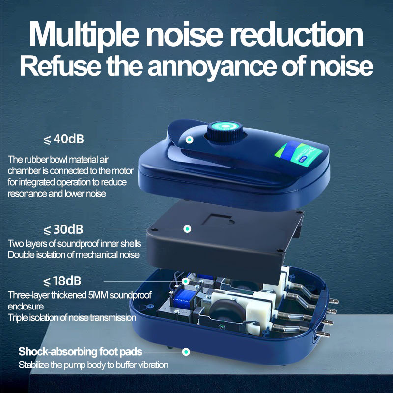 Fish Tank Oxygen Pump 220 240V Ultra Quiet Aquarium Air Pump Aerator for Home Aquarium