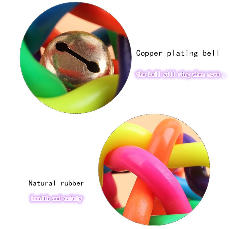Petfangfang Hond Speelgoed bal Met Pieper Bell Huisdier Speelgoed Chew Dierbenodigdheden Voor Kat Speelgoed Natuurlijke Rubber Bijten Tanden Cleaner accessoires