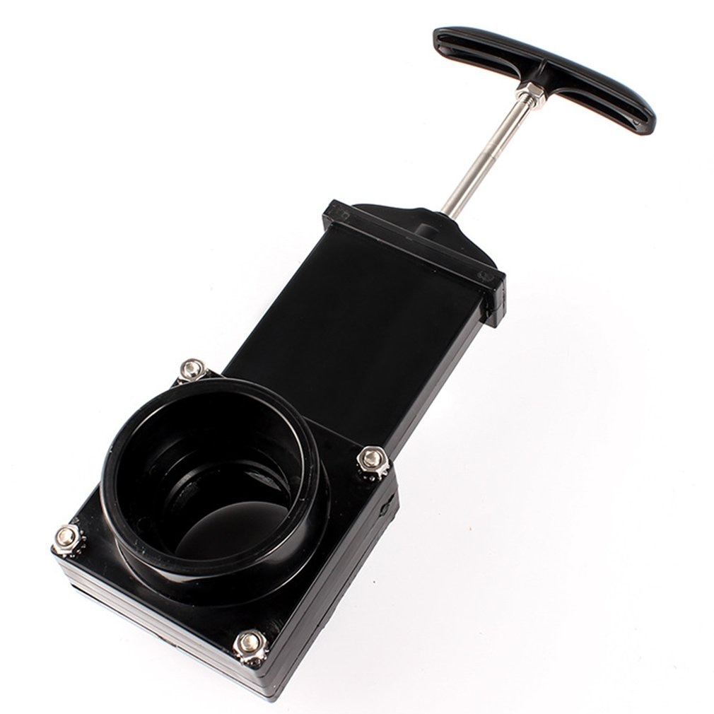 Practical Drain sewer drain valve replaced with sealed 50mm RV blowdown valve 50mmr sewage drain valve