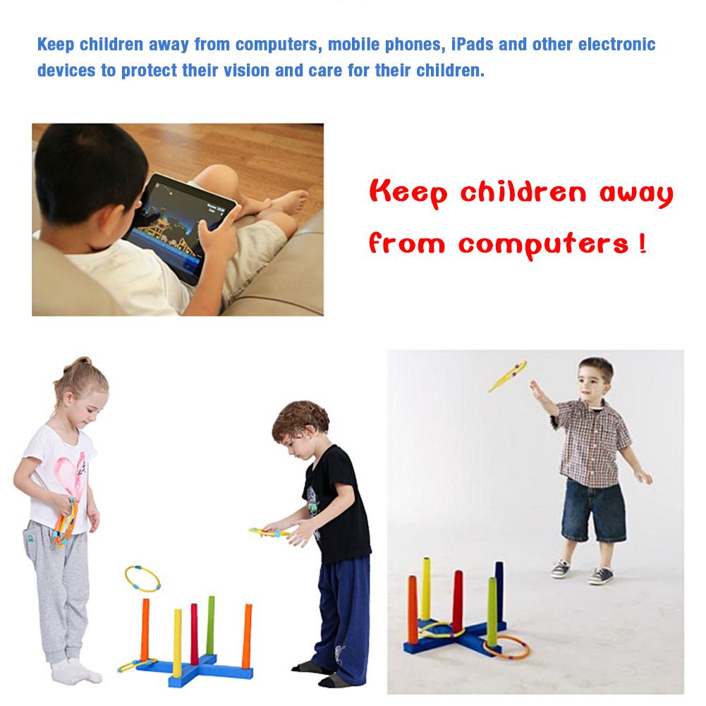 Circling Game Set - Playful toys for Funny Sports Games Improve Hand Eye Coordination - Family Fun Games Ring Toss Game Set #30