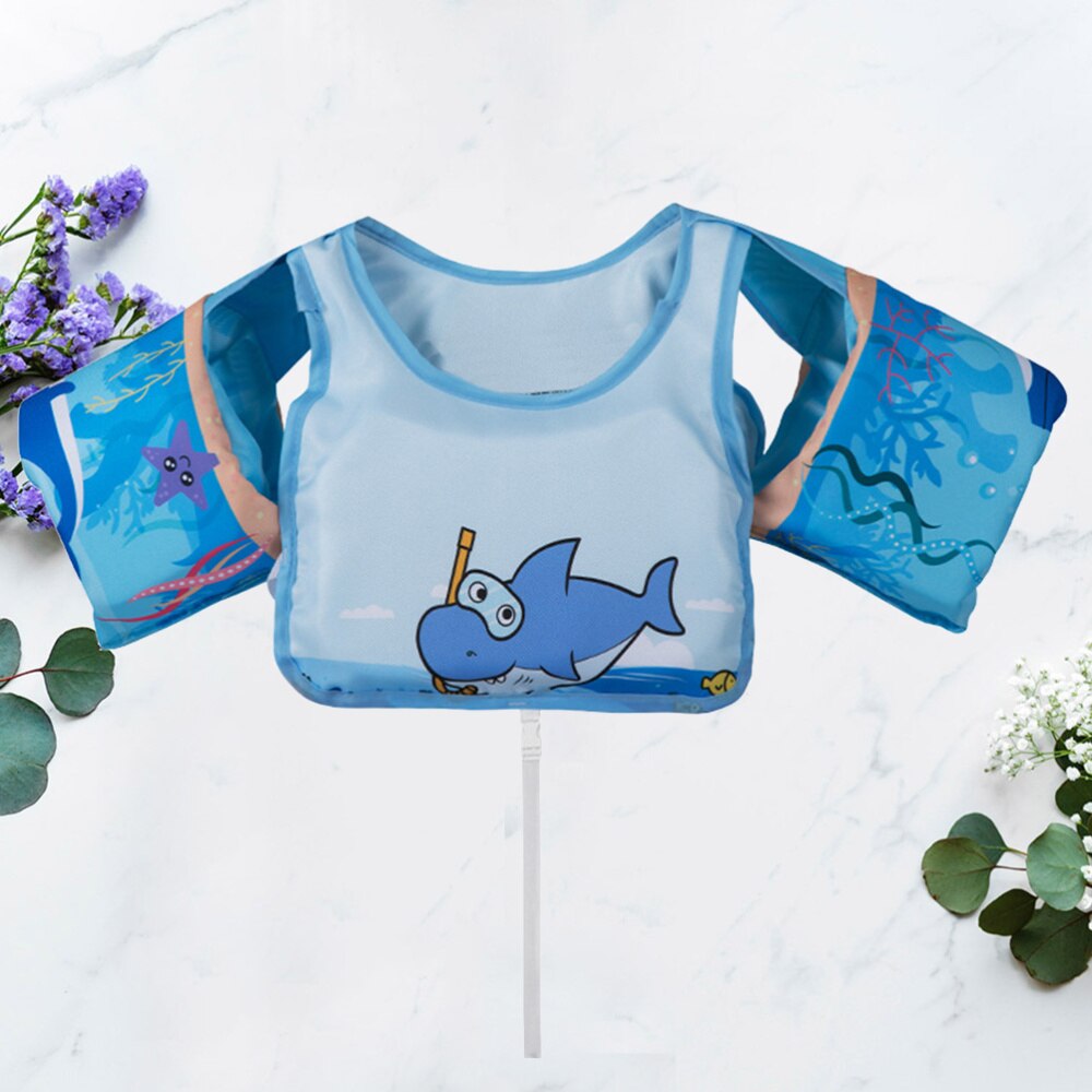 1Pc Leren Zwemmen Vest Childrens Leven Cartoon Zwemmen Drijfvermogen Vest Childrens Leven