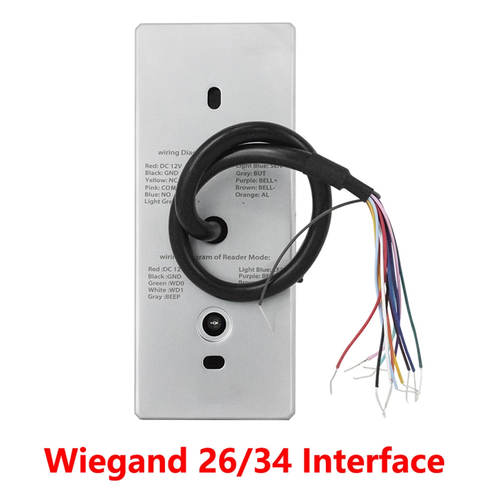 Metall Wasserdichte IP65 125KHZ Rfid allein Tastenfeld 1000 Benutzer 13,56 MHZ IC Karte Tür Zugriff Kontrolle System RT370