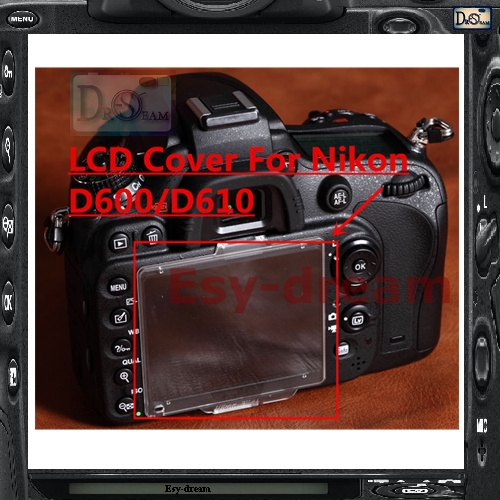 Clear Hard LCD Screen Protective Cover Guard Protector Cap for Nikon D600 D610 as BM-14 BM14 PB078