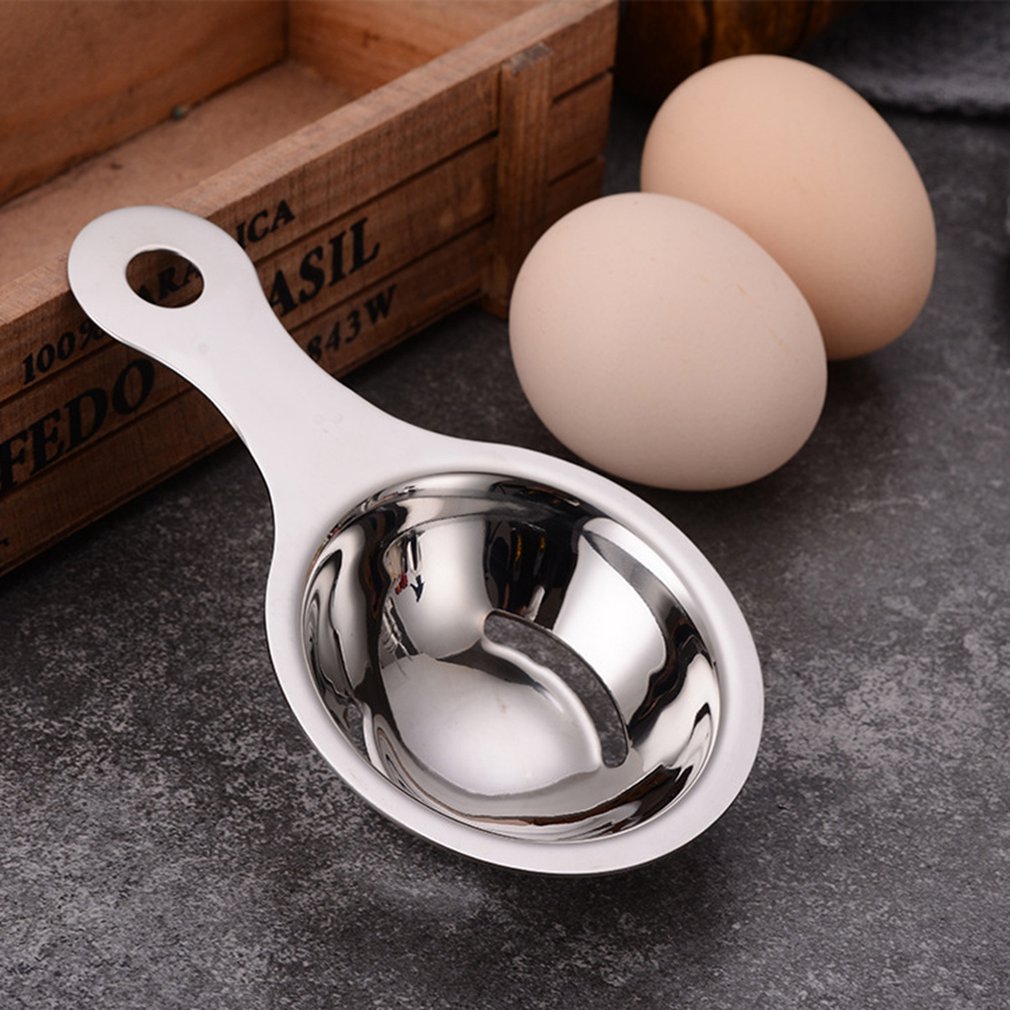 Køkken rustfrit stål æggehvide separator bagning leverer ægseparator praktisk og sund