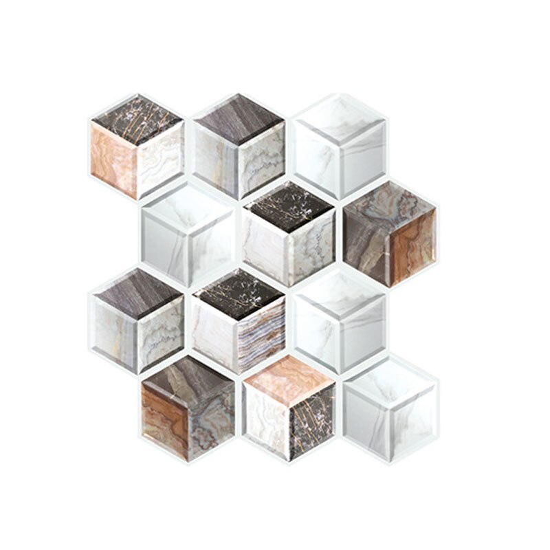 3D Self-adhesive Wall Stickers Home Decor PVC Thicken Imitation Solid Cloth Linen Irregular Wallpaper Bedroom Living Room Decals: Style B