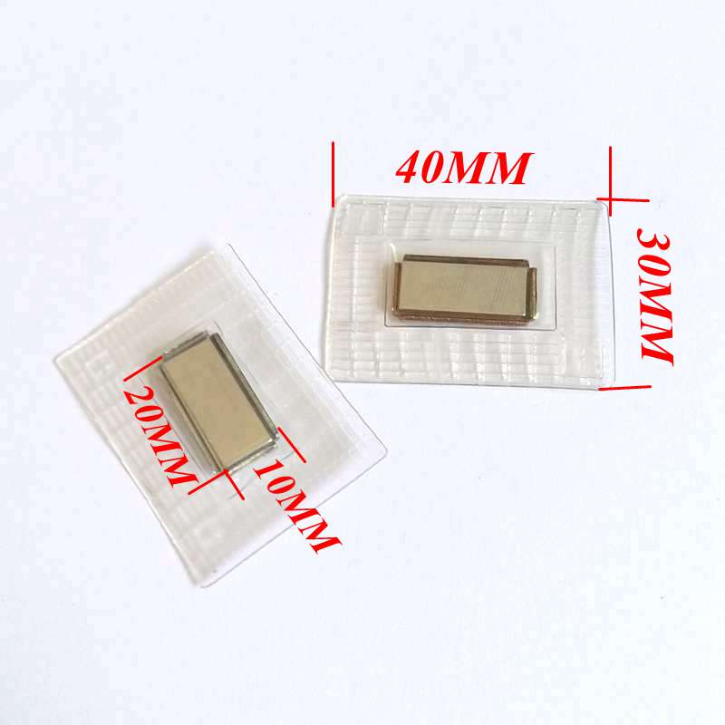 4/10 Stks/pak 10*20Mm Rechthoek Verborgen Metalen Magnetische Knop Snap Magneet Sluiting Handtas Sluiting Button Voor overjas Bag Garment