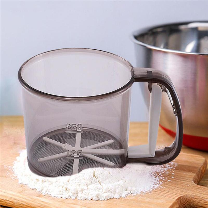 Household Flour Sifter Handheld Sieve Flour Strainer Sieve Tools for Baking