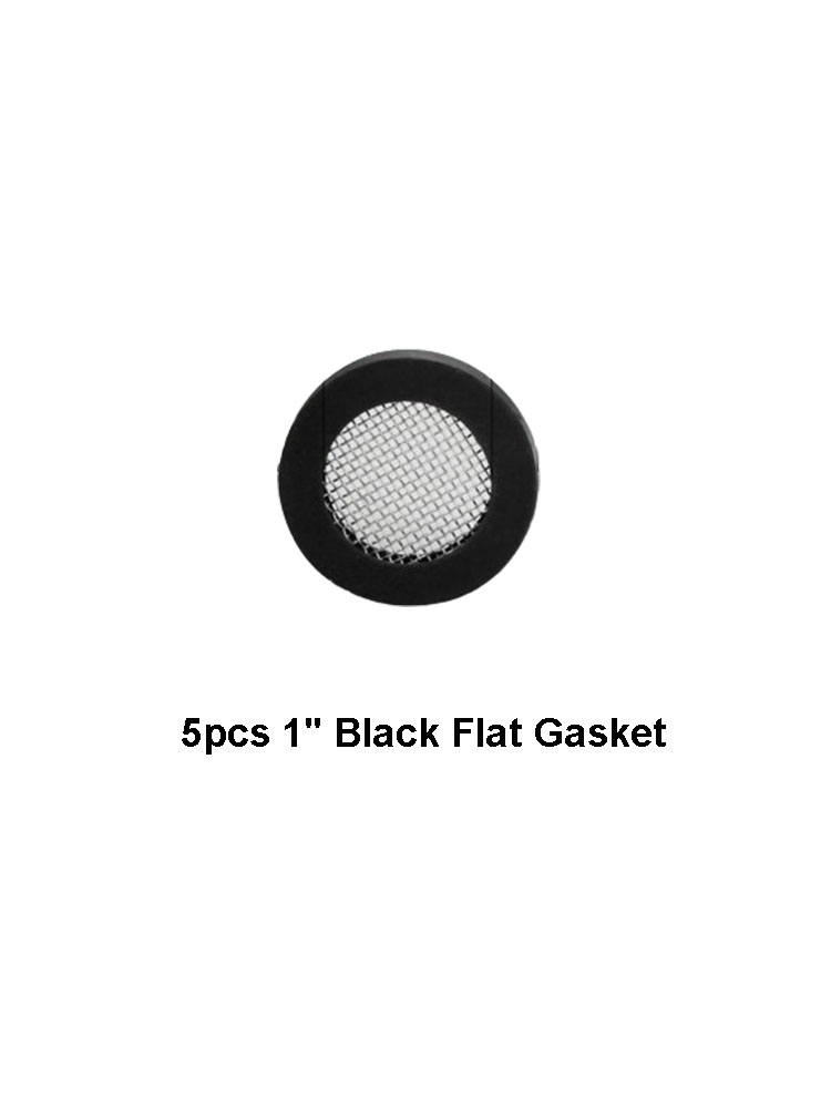 5 Stuks 1/2 "3/4" O-Ring Afdichting Slang Pakking Rubberen Ring met Filter Netto voor Kraan Grommet Rubberen Pakking Filter Wasmachine Gootsteenzeefje: TRANSPARENT