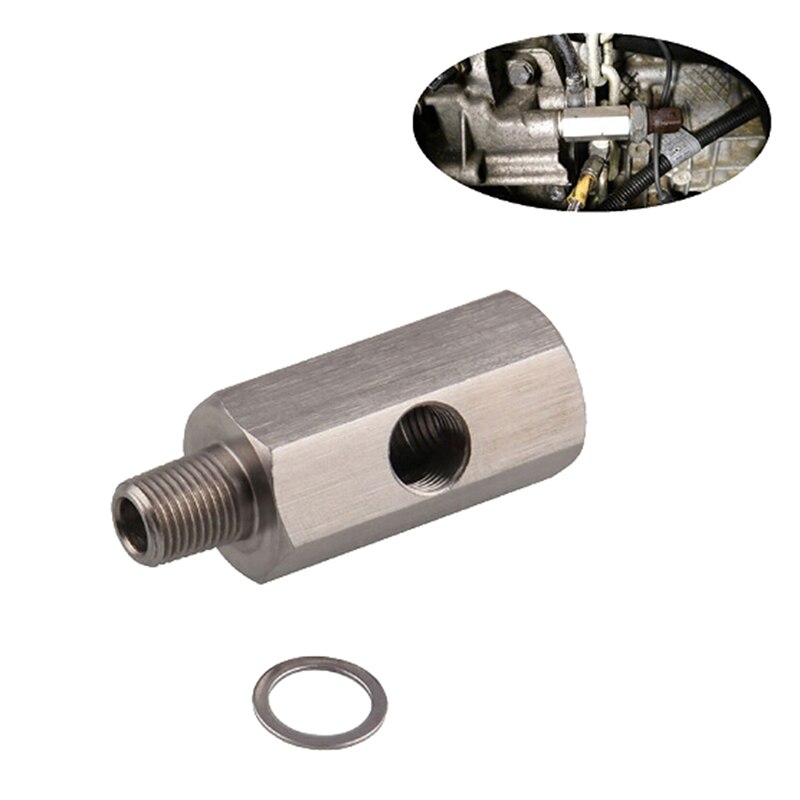 1/8 "czujnik ciśnienia oleju BSPT trójnik robić adaptera NPT turbosprężarka przewód zasilający podajnik oleju turbosprężarka adapter montażowy
