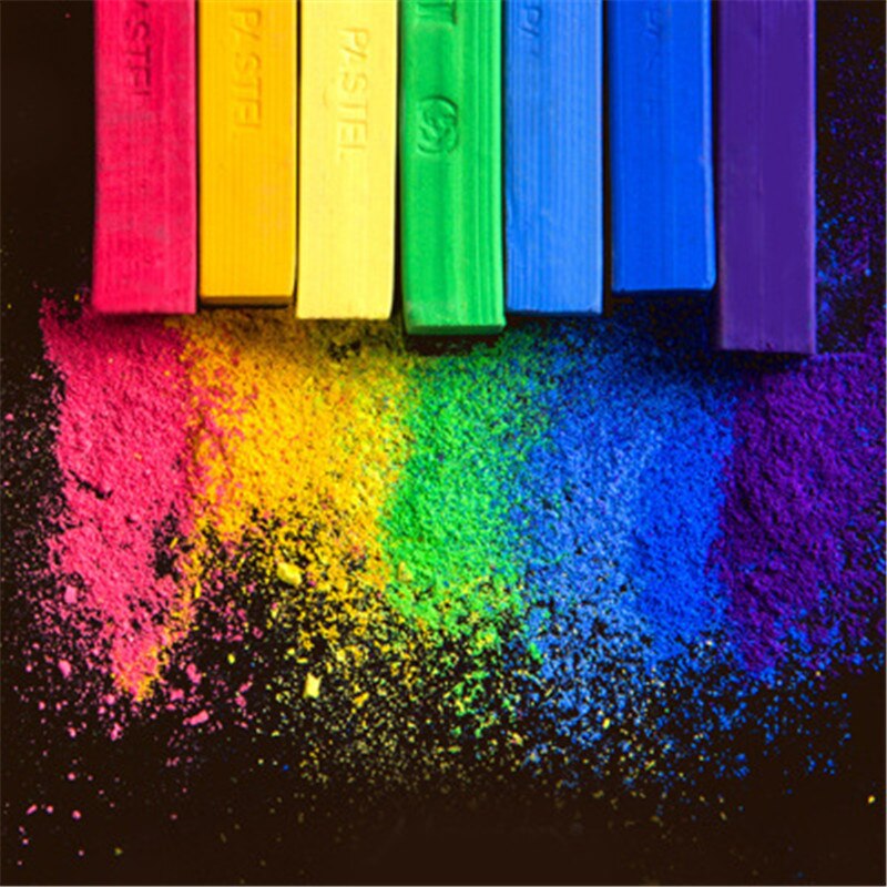 48 blødt tør pastelfarvet kridtstegning farve kunst tegning sæt kridt farve farveblyant papirvarer til studerende kunstforsyninger