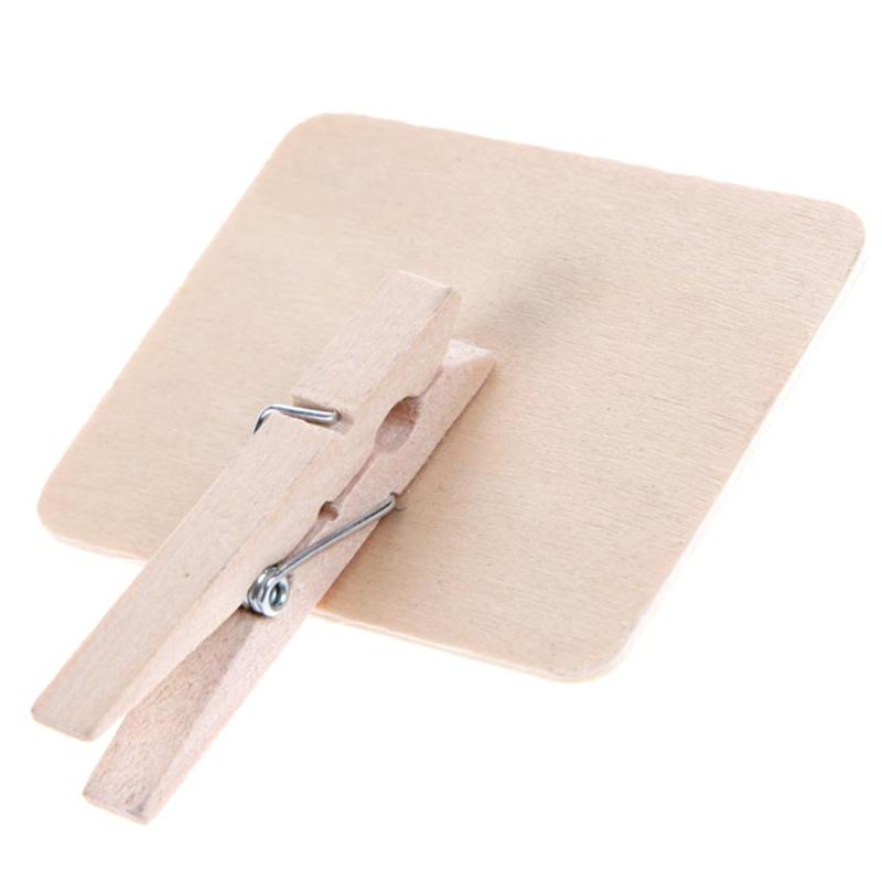 20 sztuk mini tablica klamerka długie zdjęcia kołek klipsy na notatki ozdoby drewno wiadomość łupek prostokąt klip płyta karty notatka etykiety