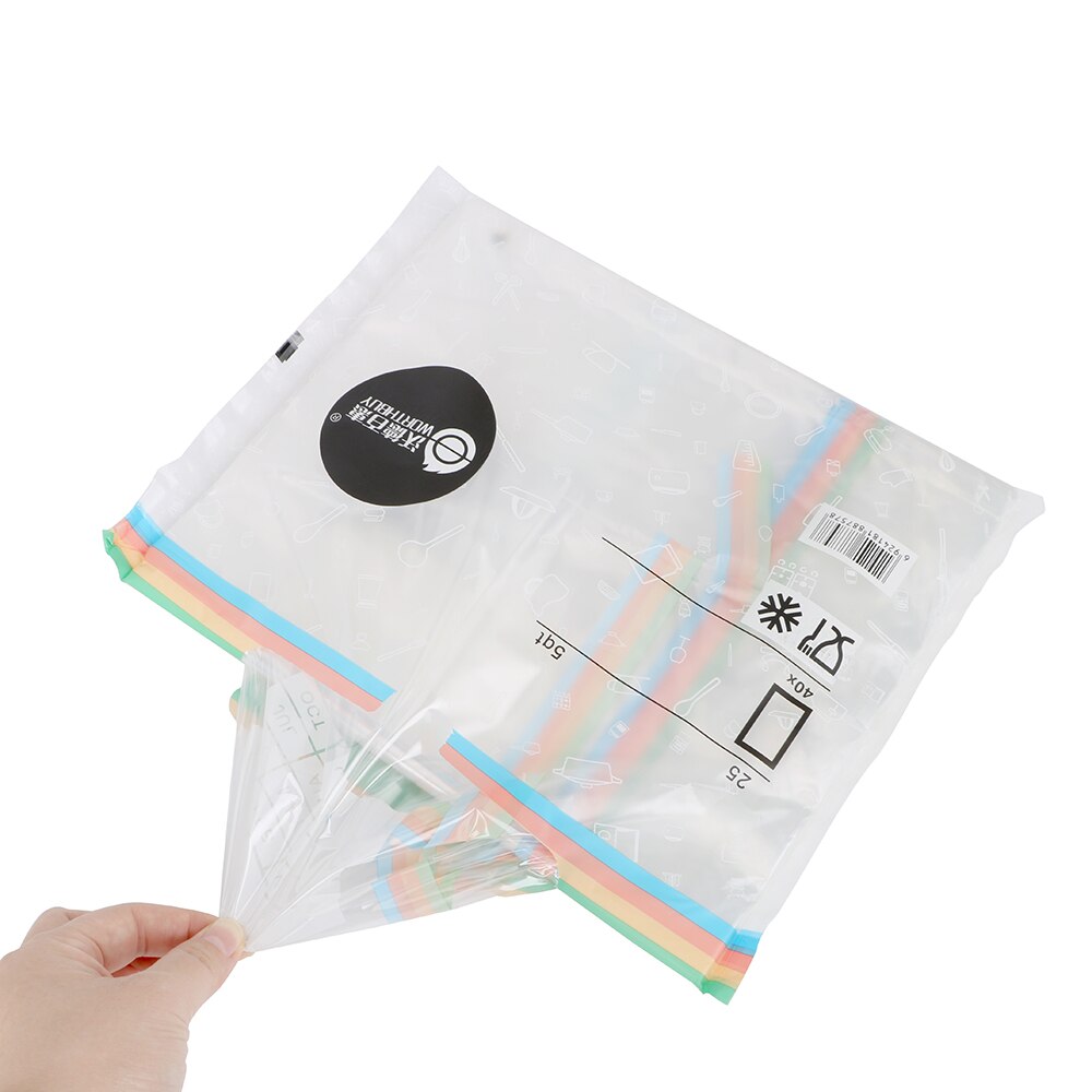 Kitchen Refrigerator Plastic Wrap S/M/L For Meat Fish Fruit Freezer Food Fresh Bag Thickened PE food bag Decimation